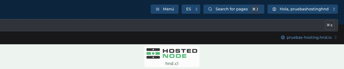 Detalhe da barra superior do DirectAdmin: menu, idioma, busca, menu do usuário e seletor de domínio.